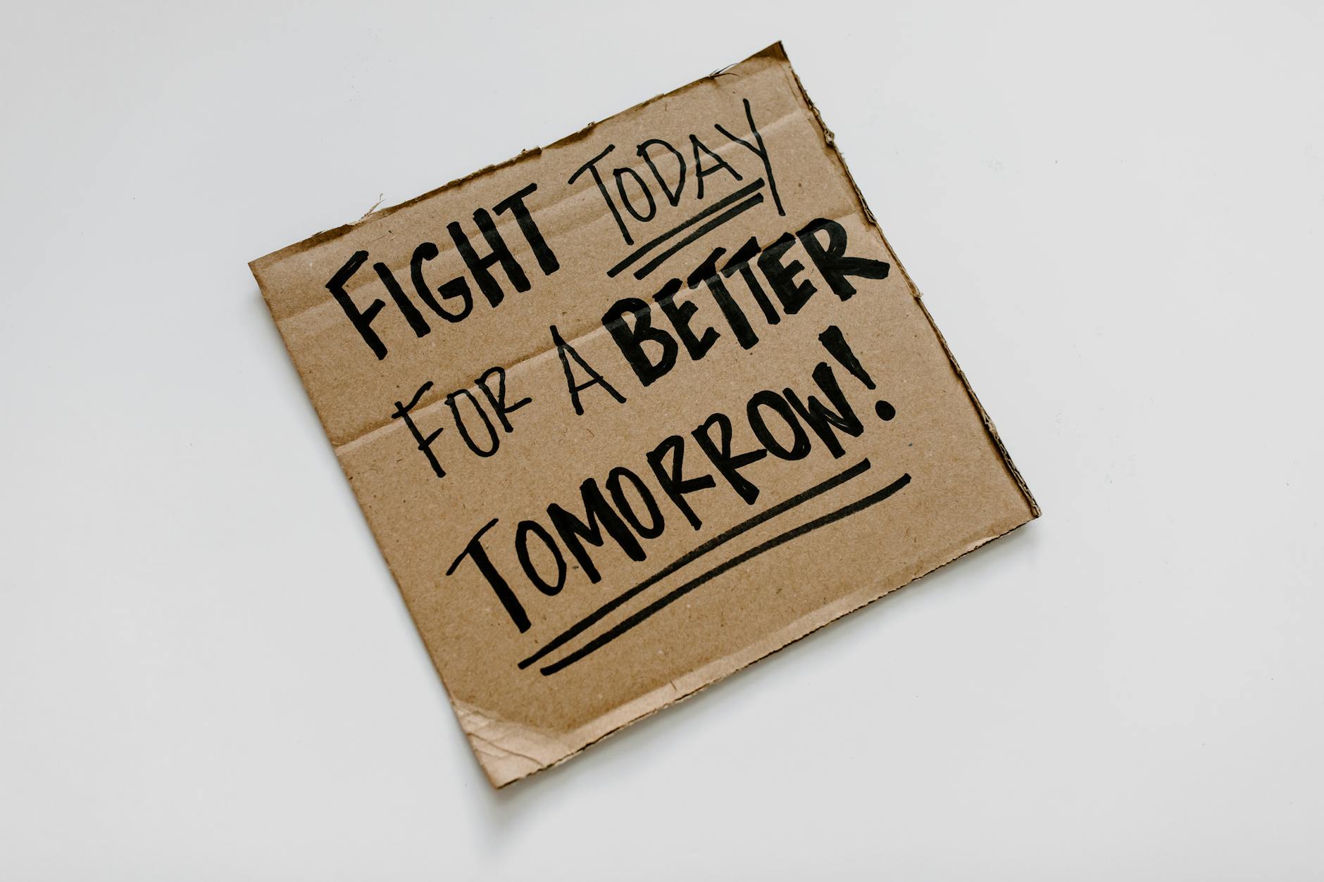 a message on a carton